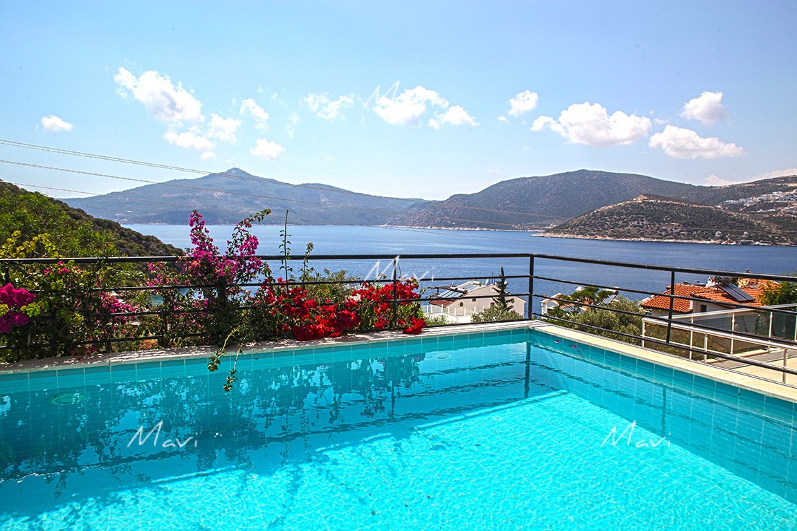 Detached Villa near the sea for Sale in Kisla, Kalkan,DVL766 - Mavi ...